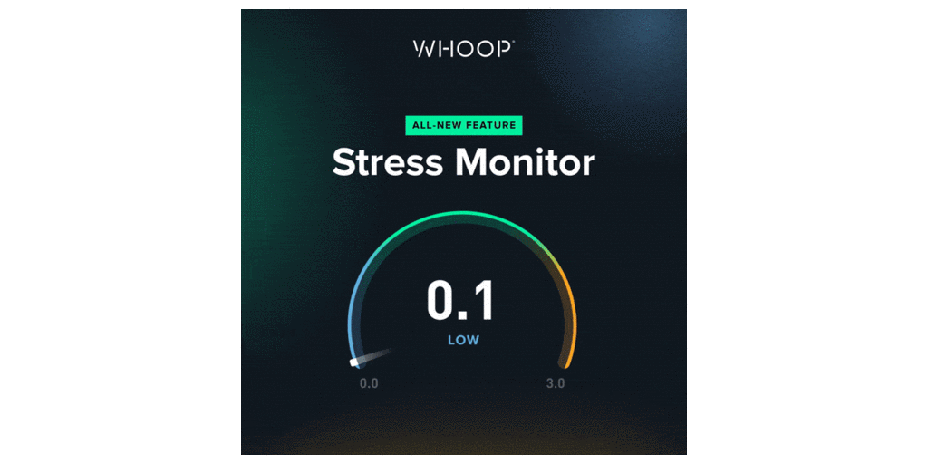whoop stress monitor