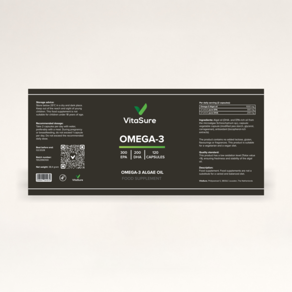 Omega 3 label VitaSure
