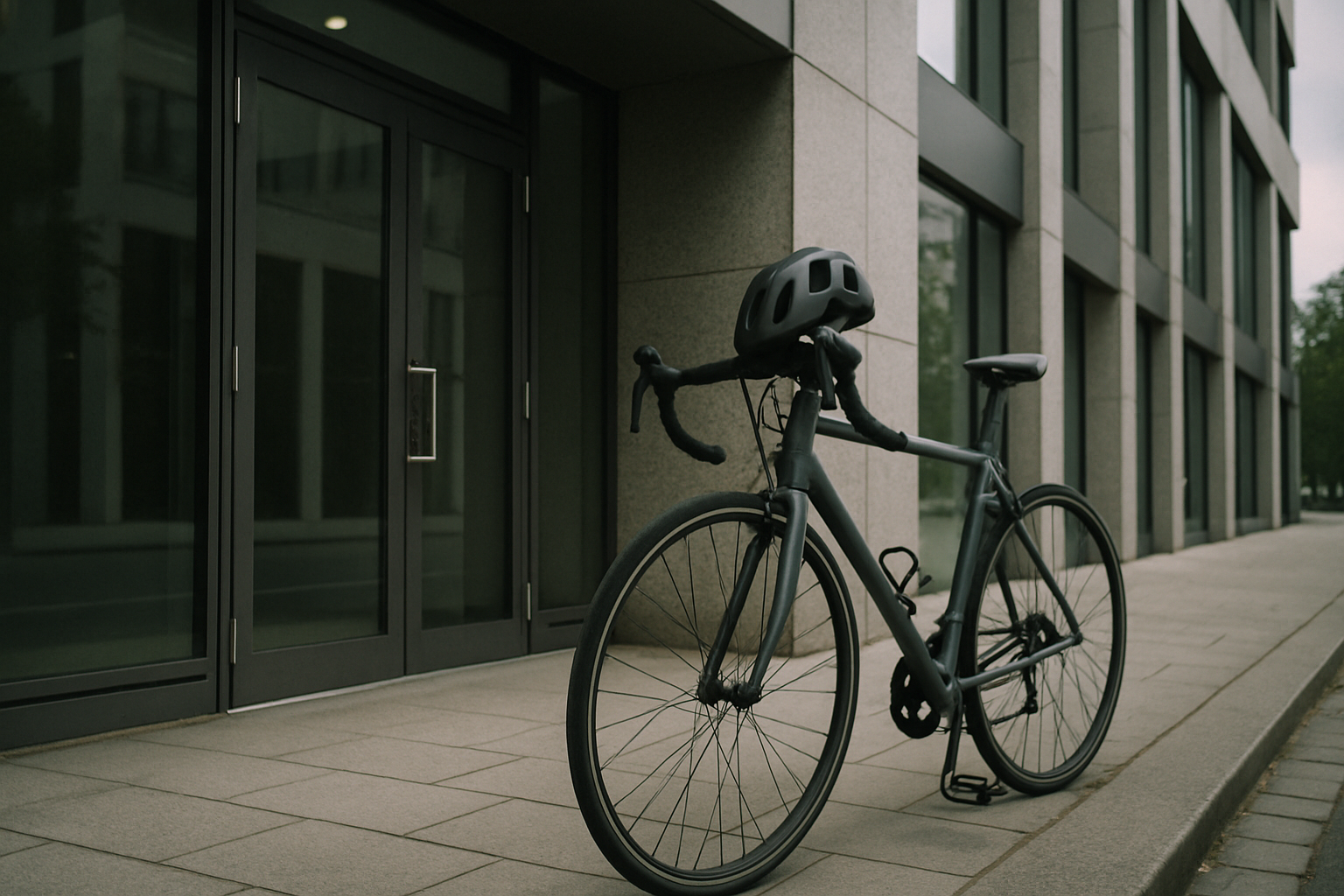 Fiets geparkeerd bij kantoor – praktische tip om dagelijkse beweging makkelijk in te bouwen