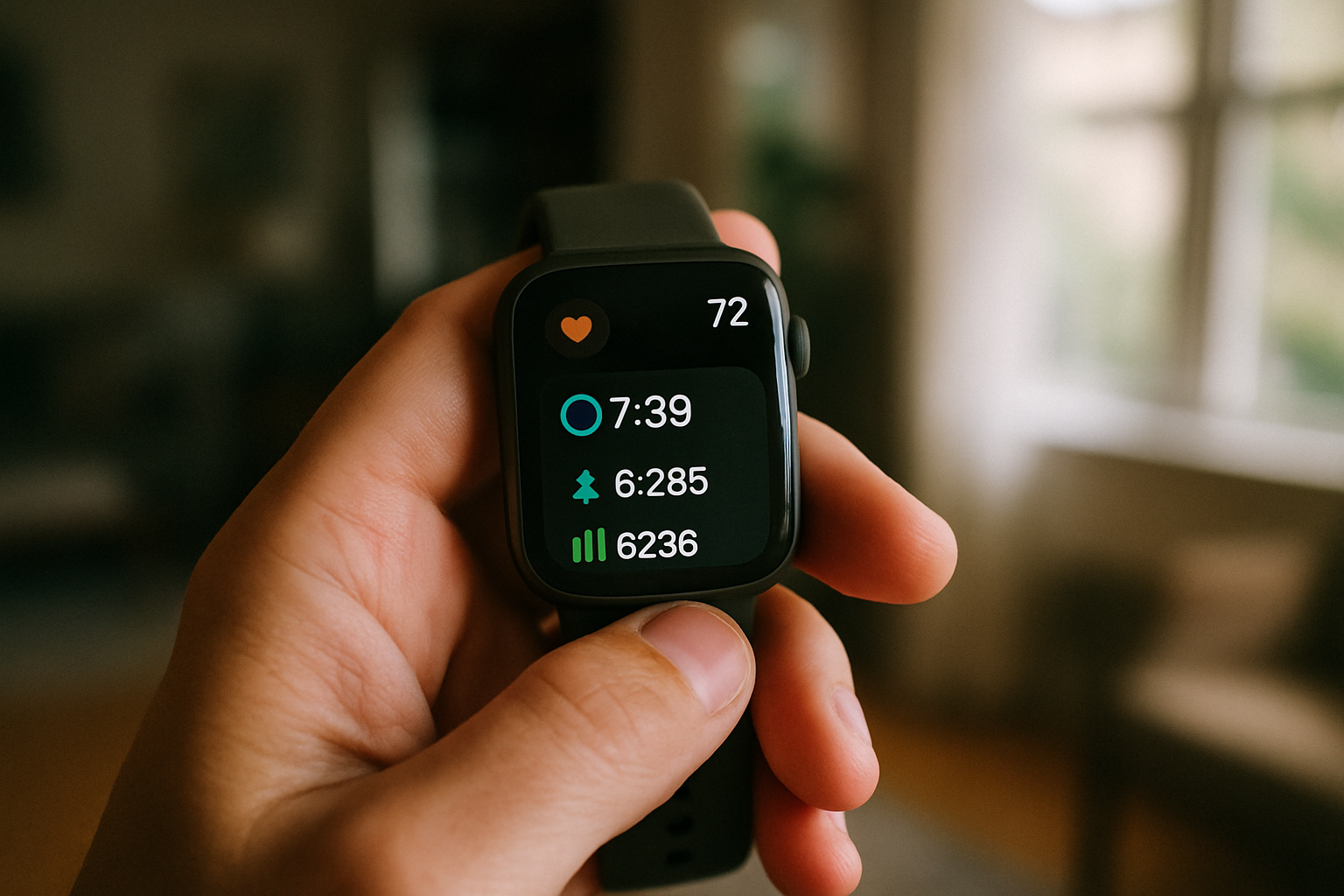 Smartwatch met gezondheidsdata als diagnostisch hulpmiddel om longevity-voortgang te meten