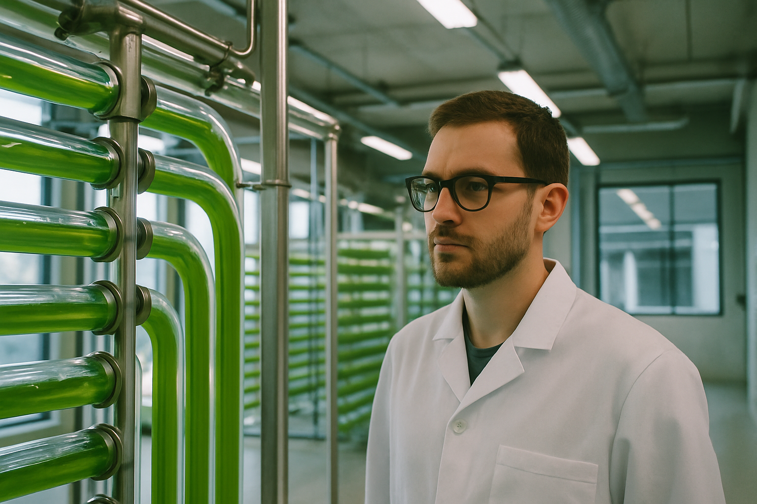 Gesloten bioreactor voor duurzame kweek van microalgen voor algenolie omega 3