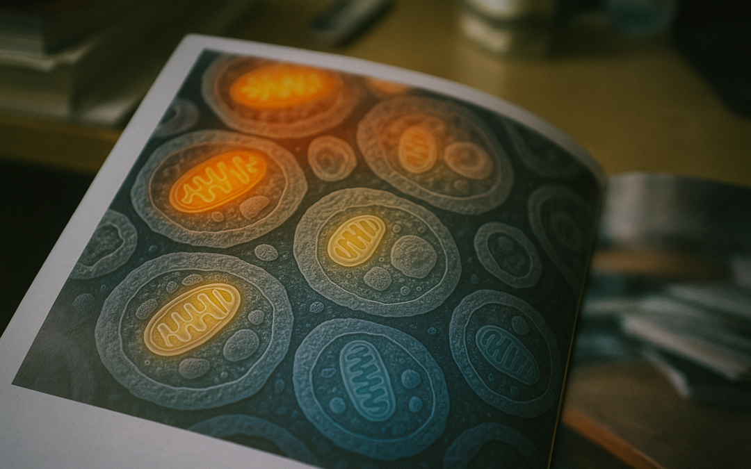 NAD+ referentiewaarden per leeftijd weergegeven als cellulaire energiegradiënt in mitochondriën