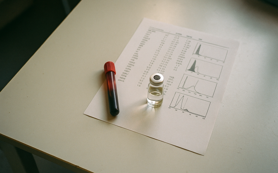 Vergelijking van gezondheidstesten: bloedtest, biologische leeftijdstest en NAD+ meting naast elkaar