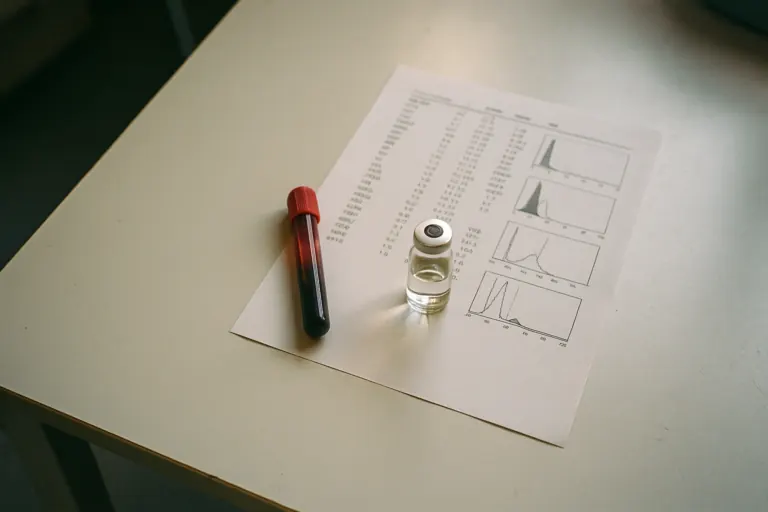 Vergelijking van gezondheidstesten: bloedtest, biologische leeftijdstest en NAD+ meting naast elkaar