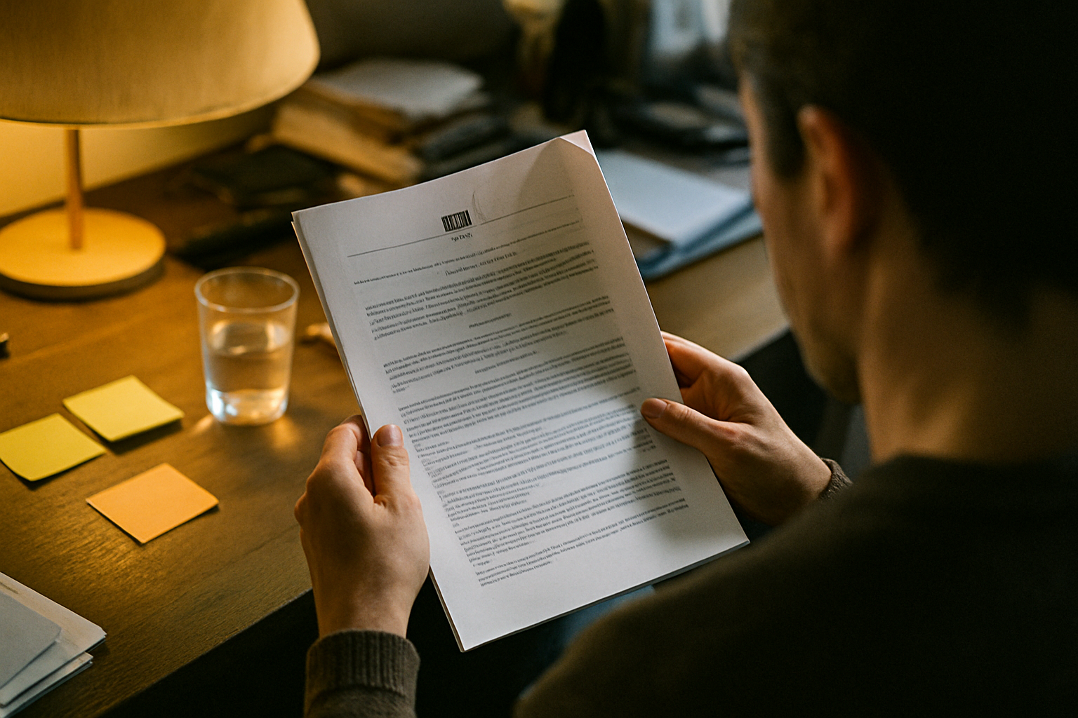 Persoon leest EU Novel Food-verordening aan bureau – regelgeving voor nieuwe voedingsmiddelen